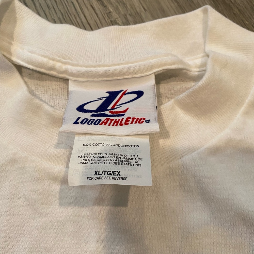 John Wooden T Shirt 1998 Basketball T Shirt Logo Athletic KU UCLA Bruins Size XL - Picture 6 of 6